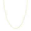 1.25mm Square Wheat Chain with Slider Bead