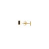 Onyx Enamel Staple Stud Earrings