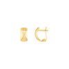 Polished Curve Earrings on Leverback