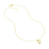 Diamond Gothic 'P' Necklace
