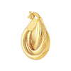10mm Triple Round Hoop Earrings
