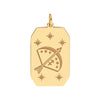 Sagittarius Engraved Pendant