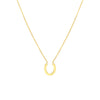 Mini Horseshoe Adjustable Necklace