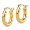 14K Polished Hoop Earrings