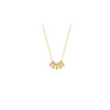 Mini Marquise Drop and Bead Station Necklace