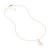 Script 'G' with Diamond Bezel Necklace