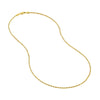 1.8mm Light Rope Chain with Lobster Lock