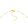 Open Circle Pendant on Piatto Chain Necklace