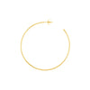 50mm x 1.2mm Hoop Post Earrings