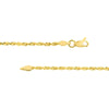 2.15mm D/C Rope Chain with Lobster Lock