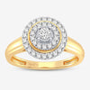 10K 0.25Ct Diamond Ring