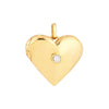Diamond Puff Heart Locket (1/10tcw)