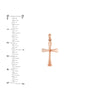 Flare-edged Cross Pendant