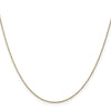 14K .8mm Round Cable Chain