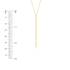 Vertical Bar Necklace with 1/2pt Diamond