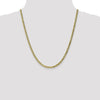10K 3.9mm Flat Beveled Curb Chain