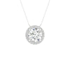 14K 1.62Ct Certified Lab Grown Diamond Pendant ( Igi Certified )