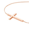 E2W Sideways Cross Bracelet