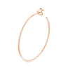41.50mm x 31.50mm Thin Oval Post Hoop Earrings