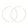 75mm x 1.15mm Hoop Post Earrings