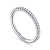 14K White Gold Diamond Matching Wedding Band