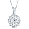 14K 0.50Ct Diamond Pendant