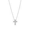 Beaded Mini Cross Adjustable Necklace