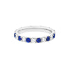 Sapphire &amp; Diamond Eternity Band (1-1/2tcw)