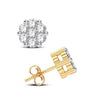 14K 0.32Ct Diamond Earring