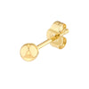 3mm Polished Ball Stud Earrings
