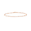2.5mm Paper Clip Chain with Pear Shape Lock