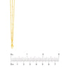 Mixed-Bead Triple Strand Necklace
