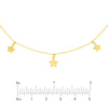 Star Dangle Trio Adjustable Choker