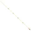 Diamond Marquise Bezels and Beads Bracelet