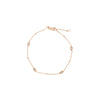 Diamond Marquise Bezels and Beads Bracelet