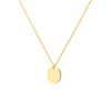 So You Mini Engravable Oval Adjustable Necklace