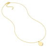 Diamond Wave Medallion Necklace