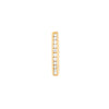 Reversible CZ Mini Hoop Earrings