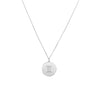 Gemini Organic Disc Pendant Necklace