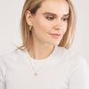 Open Heart Diamond Bezel Necklace