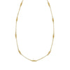 Rolo Chain with Twisted Stations Necklace