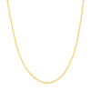 0.55mm Box Chain with Spring Ring and Q-Tag