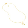 Script 'O' with Diamond Bezel Necklace