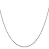 14K White Gold .65mm D/C Spiga Chain