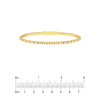 5/8tcw Alternating Diamond and Ribbed Flex Bracelet