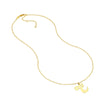 15mm Cursive Initial Pendant Necklace