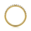 14K Yellow Gold Diamond Matching Wedding Band