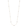 Long And Lovely Oval Bead Necklace