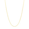 0.8mm Sterling Box Chain w/Slider Bead