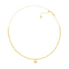 Bead Drop on Open Curb Chain Choker